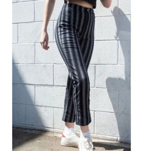 Brandy Melville hi rise stripped Tilden pants SZ XS